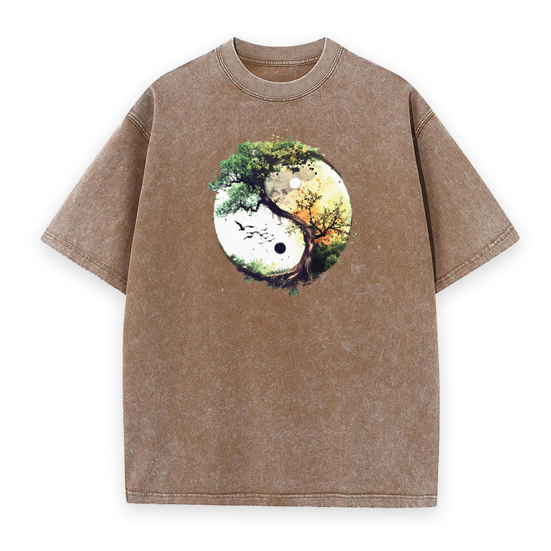 Yin Yang Tree Unisex Tee