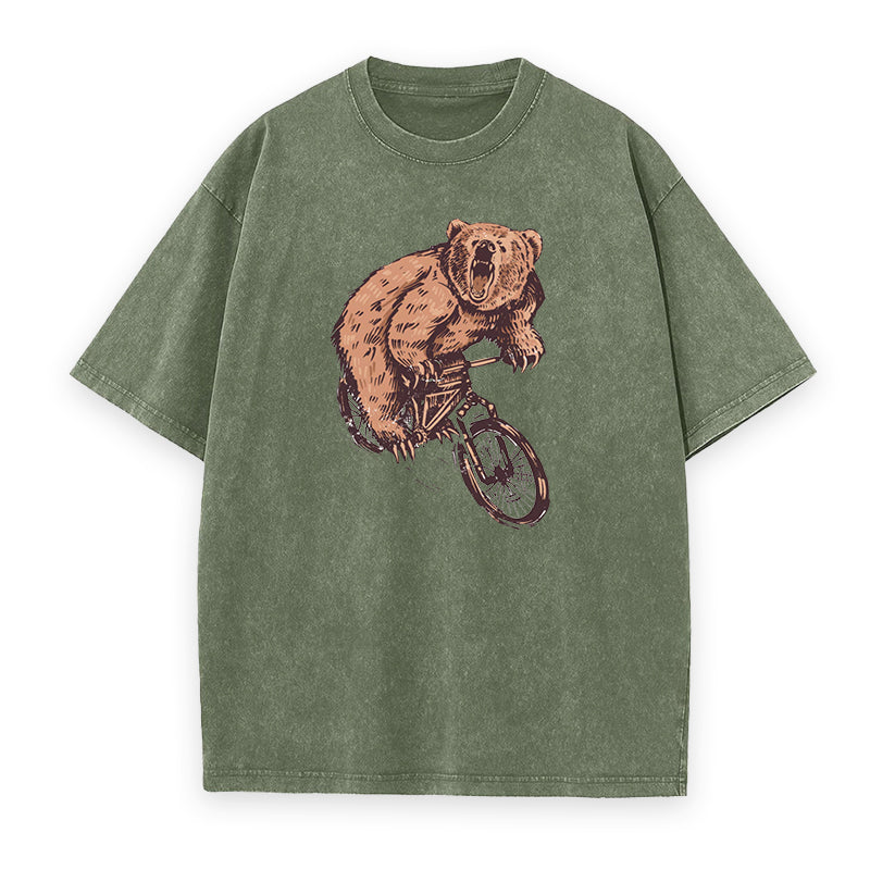 Bear On Bike Unisex Tee