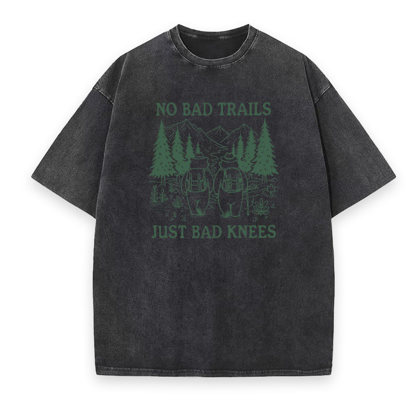 No Bad Trails Just Bad Knees Unisex Tee
