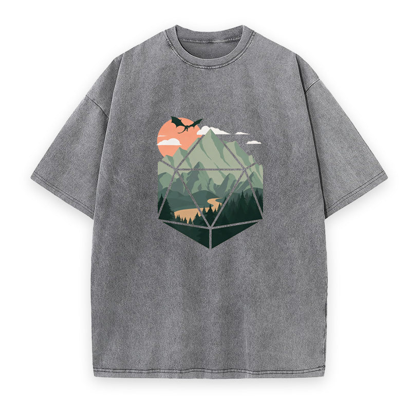 Dice Mountain Unisex Tee