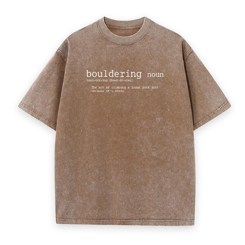 Bouldering Definition Unisex Tee